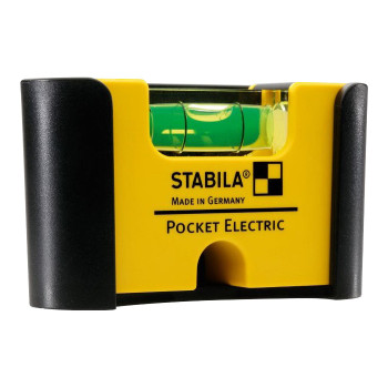 Stabila Pocket Electric с зажимом | Уровень строительный (18115)