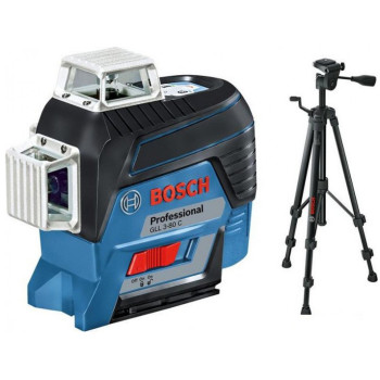 Bosch GLL 3-80 C + BT 150 Professional – Нивелир лазерный + штатив (0.601.063.R02)