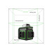 ADA Cube 360-2V Green Professional Edition – Нивелир лазерный  (A00571)