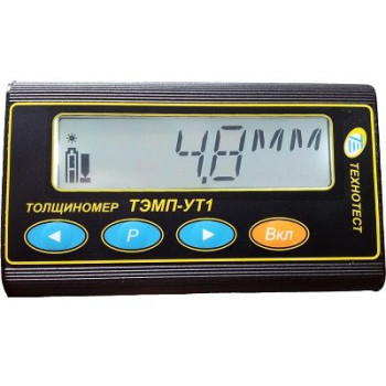 ТЭМП-УТ1с – ультразвуковой толщиномер (в металлическом корпусе) c одним преобразователем 